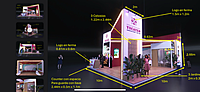 Stand 10 x 10 isla para Expo Mueble en Guadalajara Stand 10 x 10 isla para Expo Mueble en Guadalajara