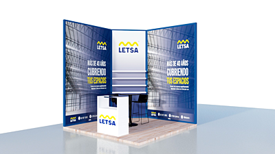 Stand 3 x 3 esquina LETSA