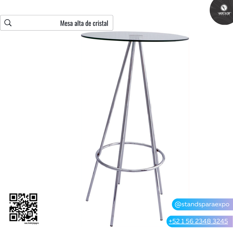 Mesa alta tipo cocktail Mesa alta tipo cocktail